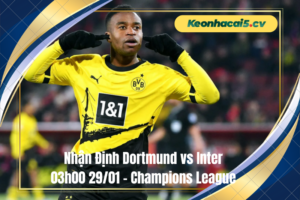 Đội hình dự kiến trước trận Dortmund vs Inter