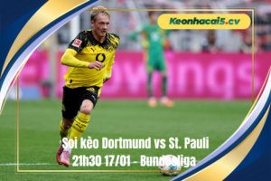 Đội hình dự kiến trước trận Dortmund vs St. Pauli
